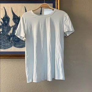 Athleta tulip shirt turquoise